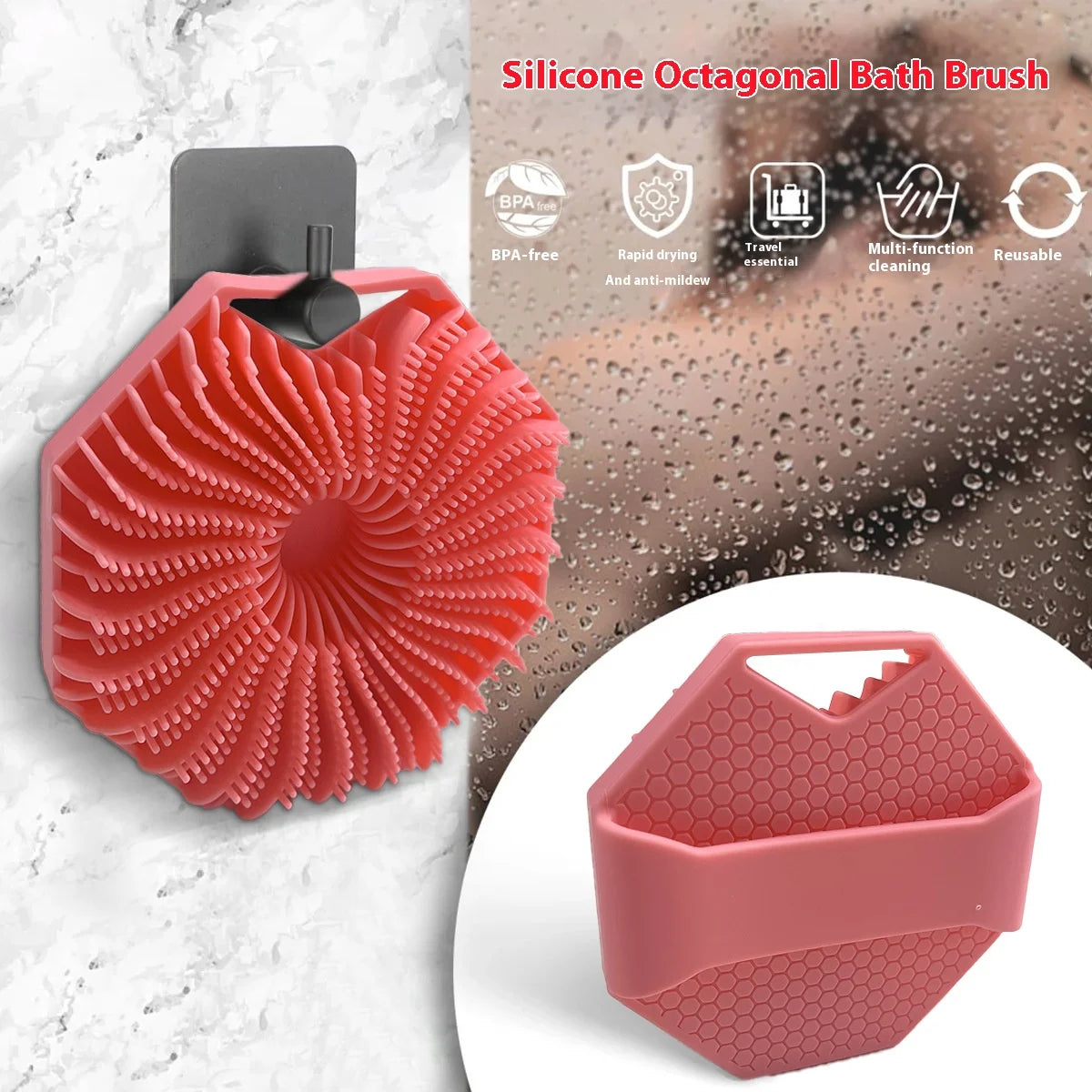 Soft Silicone Body Scrubber